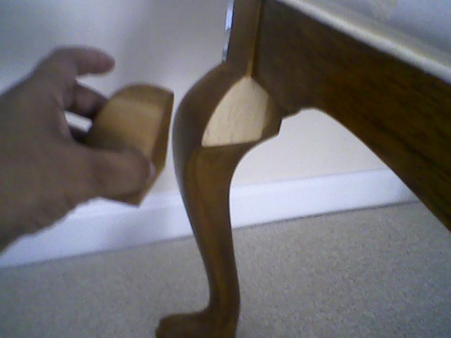 Photo of Broken Chair during the move