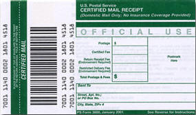 usps certified mail USPS