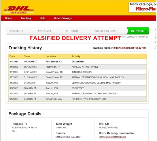 TRACKING THE PACKAGE-2
