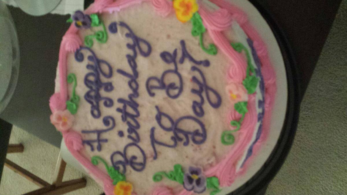This cake was supposed to say Happy Mother To Be Day