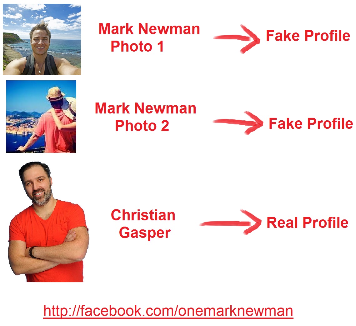 Christian Gasper Germany wiesbaden scammer Mark Newman facebook fake profile