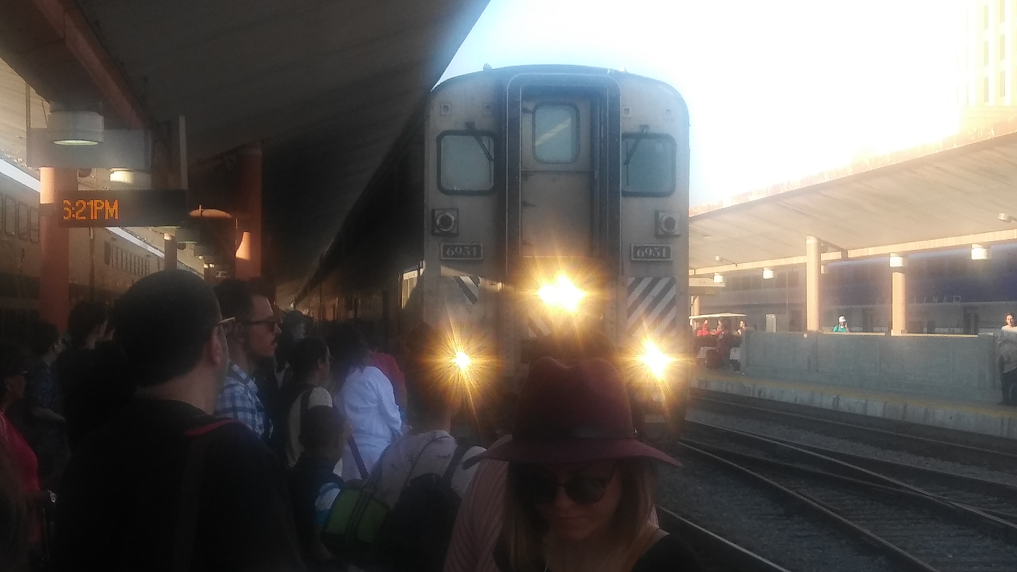 Pictures Of The Amtrak Train To Show The Lateness For Your Reference And Further Review.  Thank You