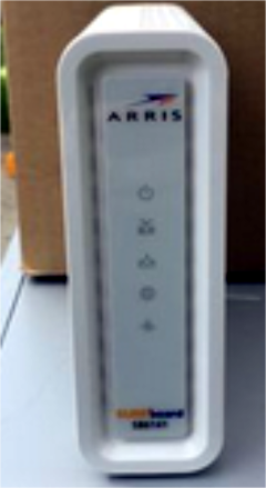 This is what an arris modem looks like