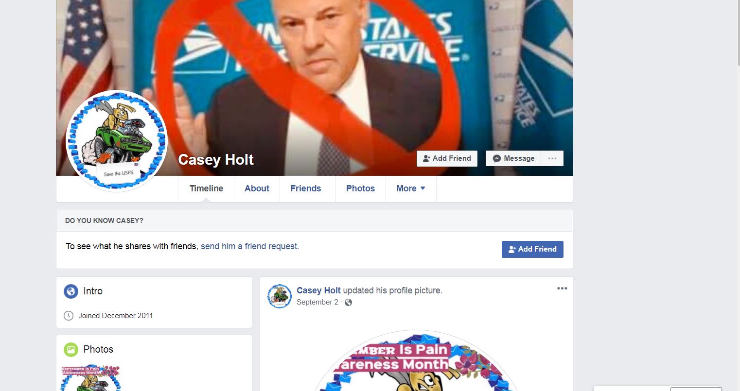 Casey Holt facebok profile 
