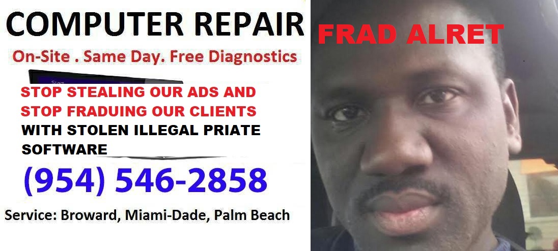 Ovide Nelson JR Fraud 305-203-6419 954-919-7347