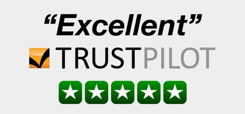 our 5 star perfect customer satisfaction rating