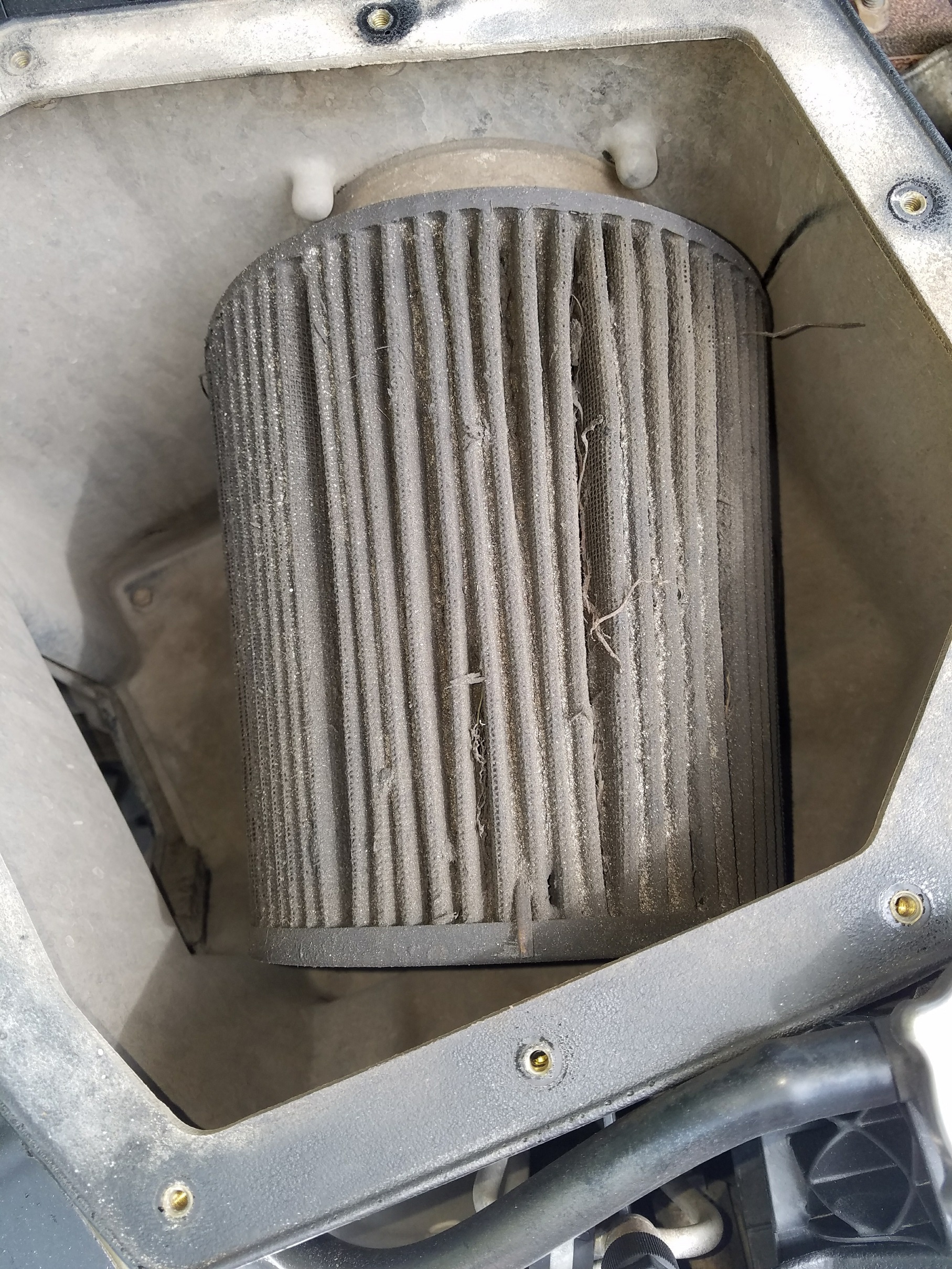 Air Filter.  Obviously never changed