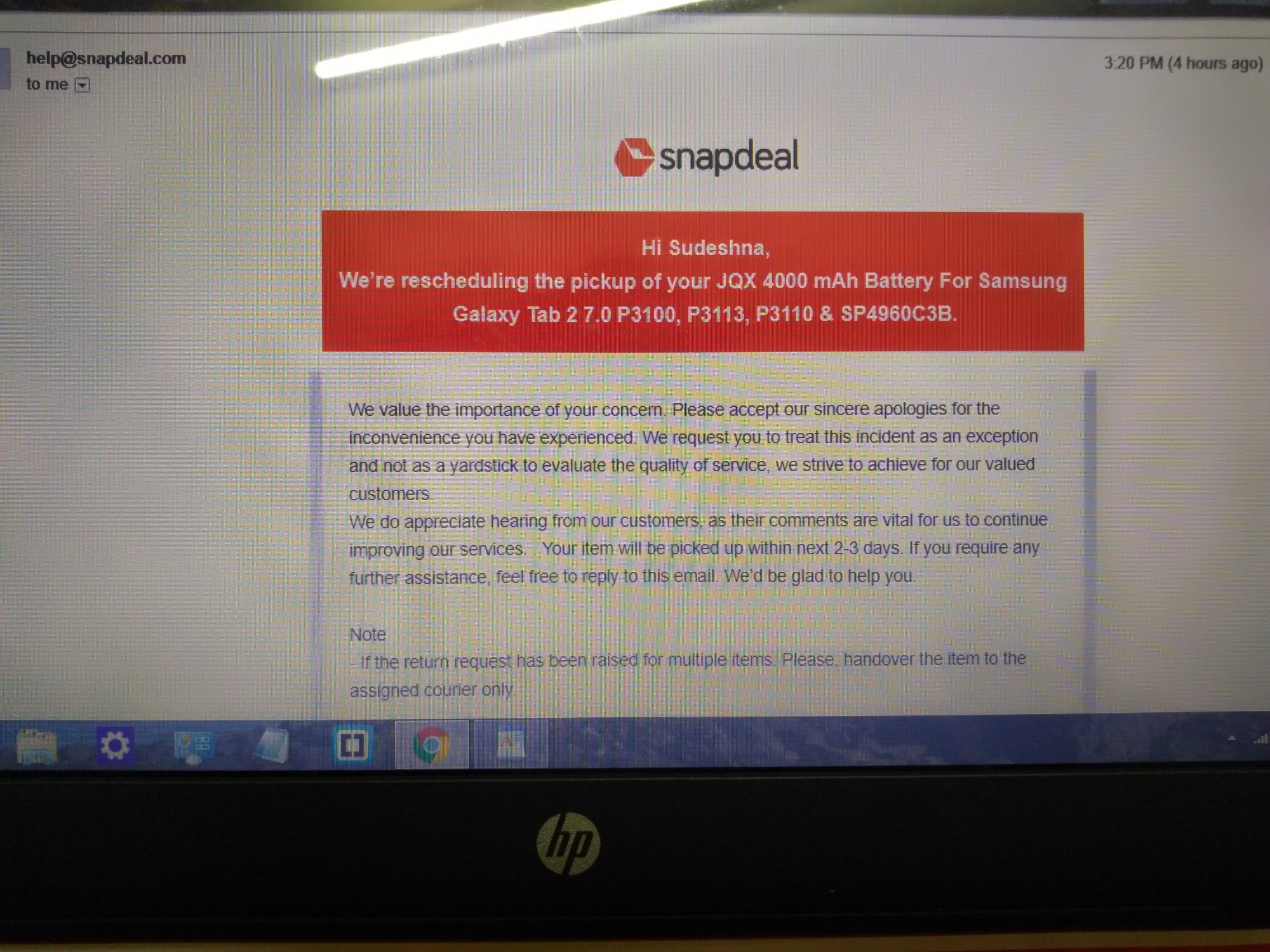 Snapdeal action