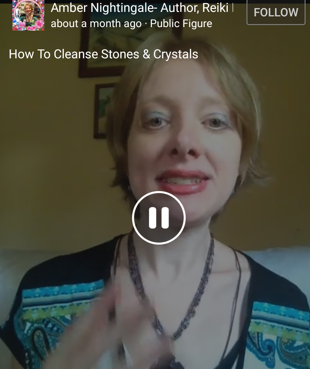 How Amber says You should clean stones & crystals