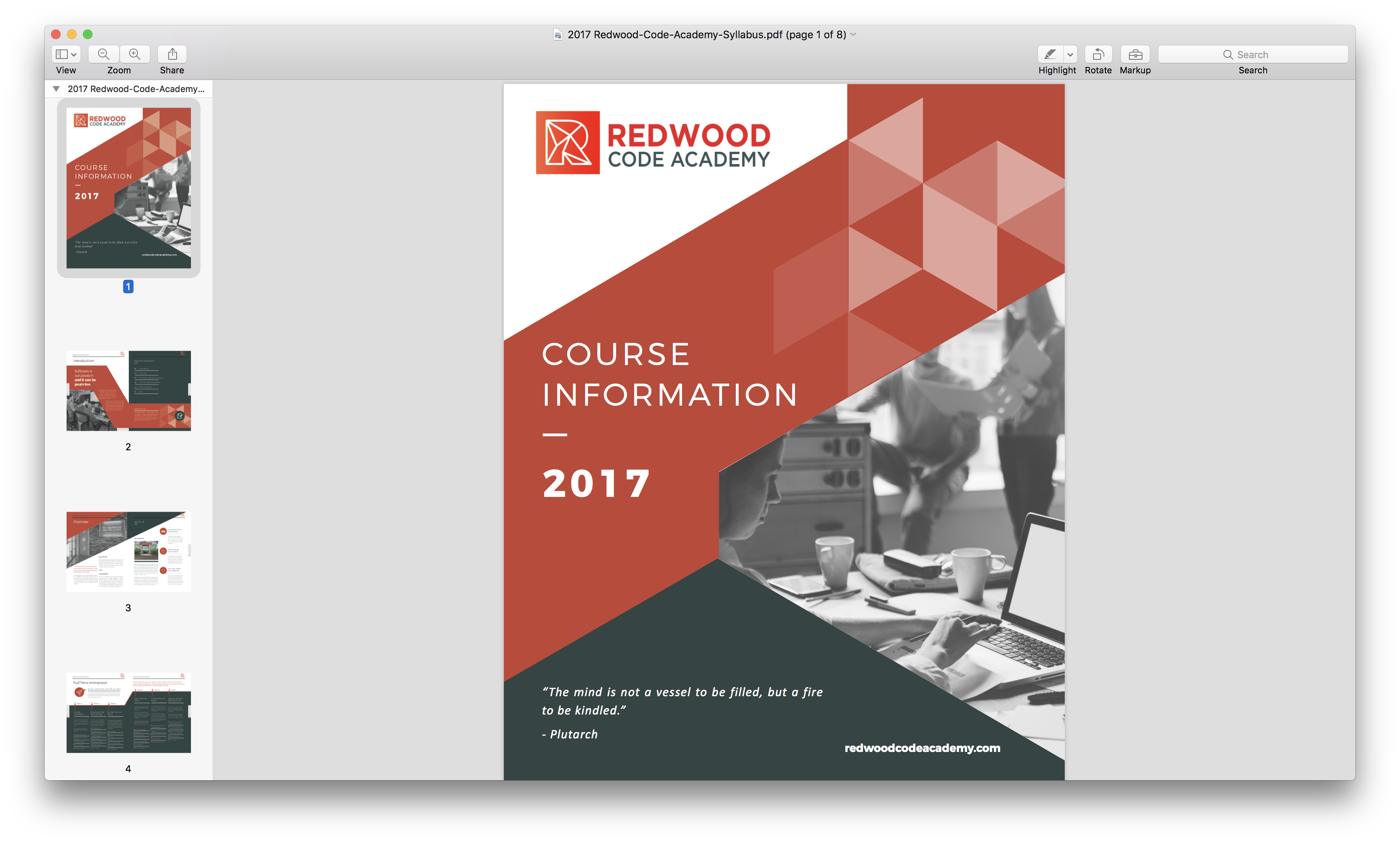 Redwood 2017 Brochure