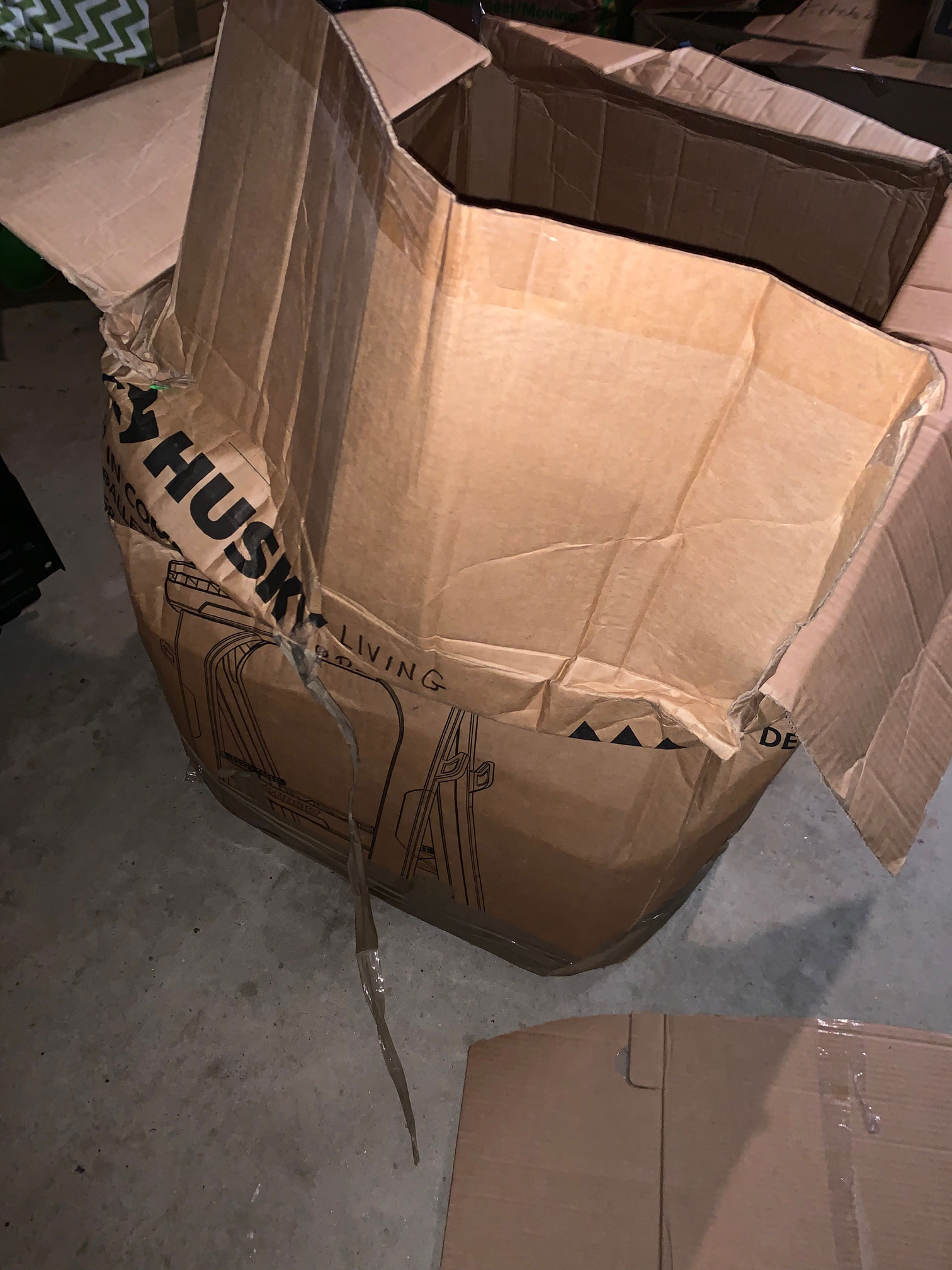 One of many boxes destroyed. Photos dont lie