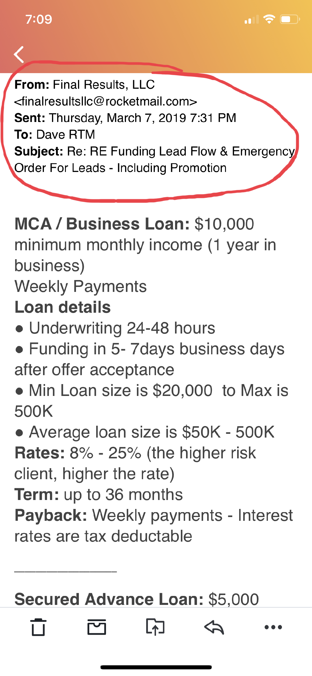 Loan Criteria EMAIL DATED PROOF!!!!