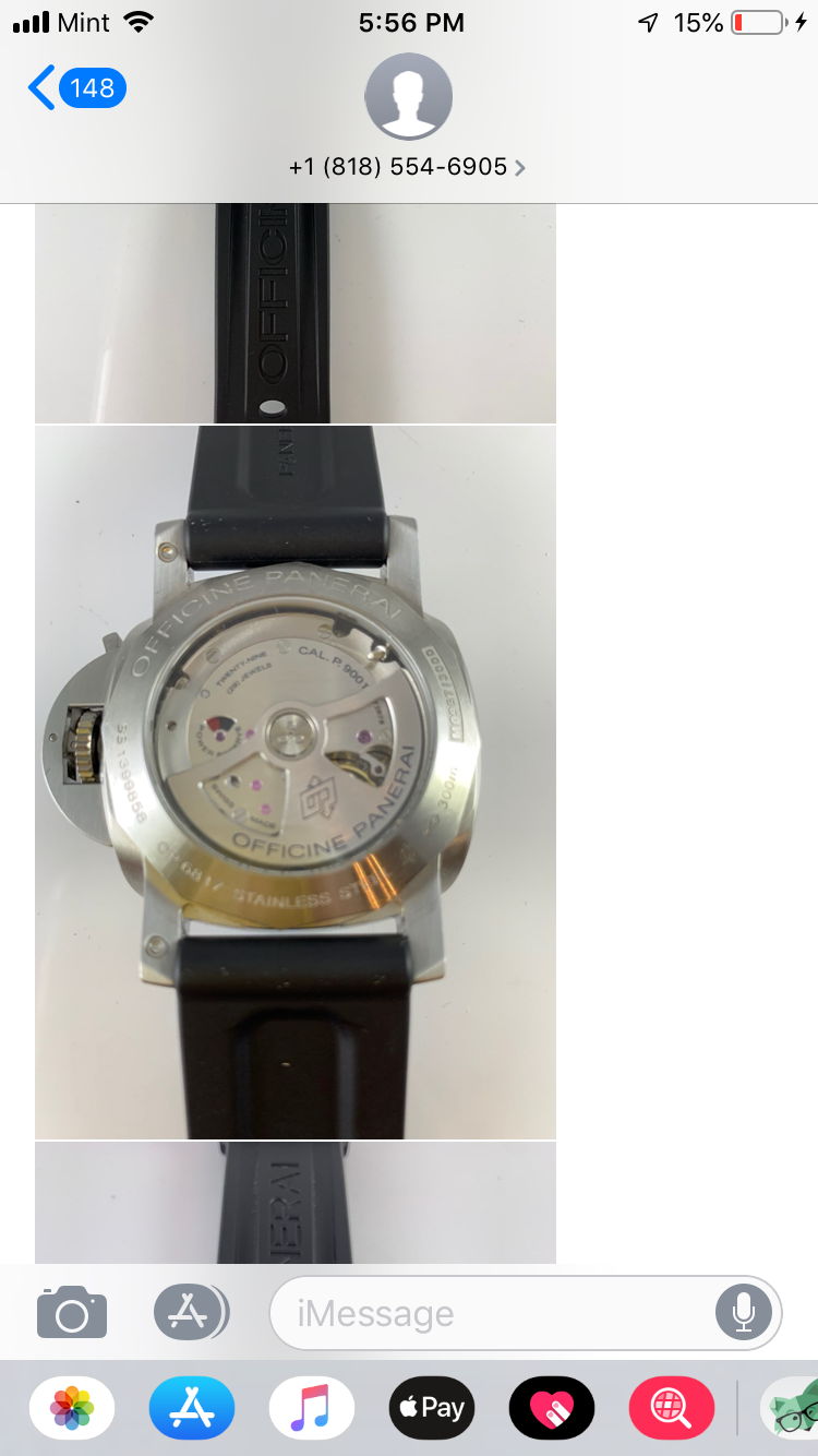 Photos of the  watch sent to me by "Art Canbaz"
