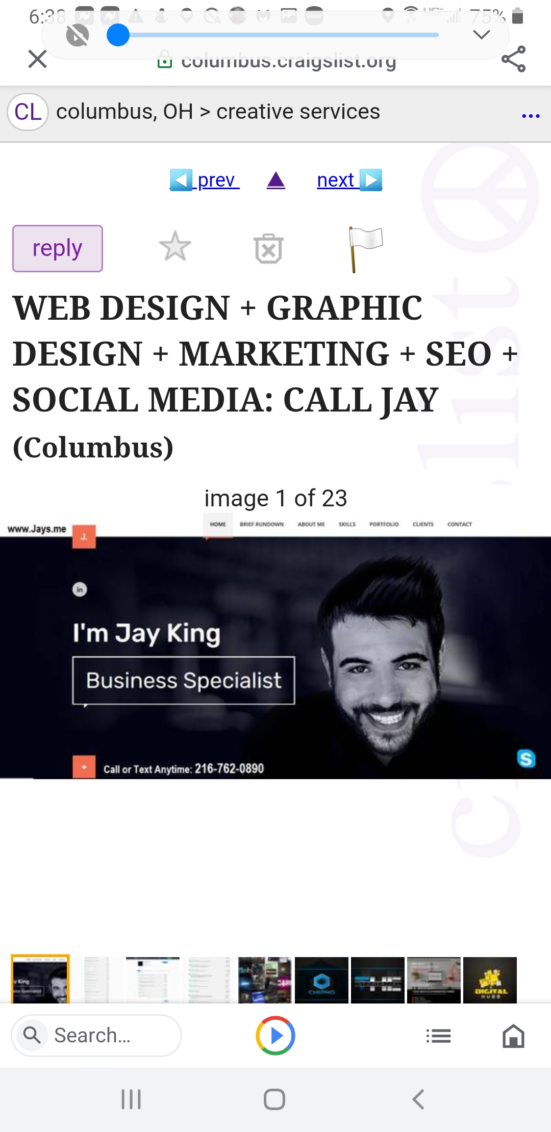 Jason C. King Internet Web Design Scam Artist