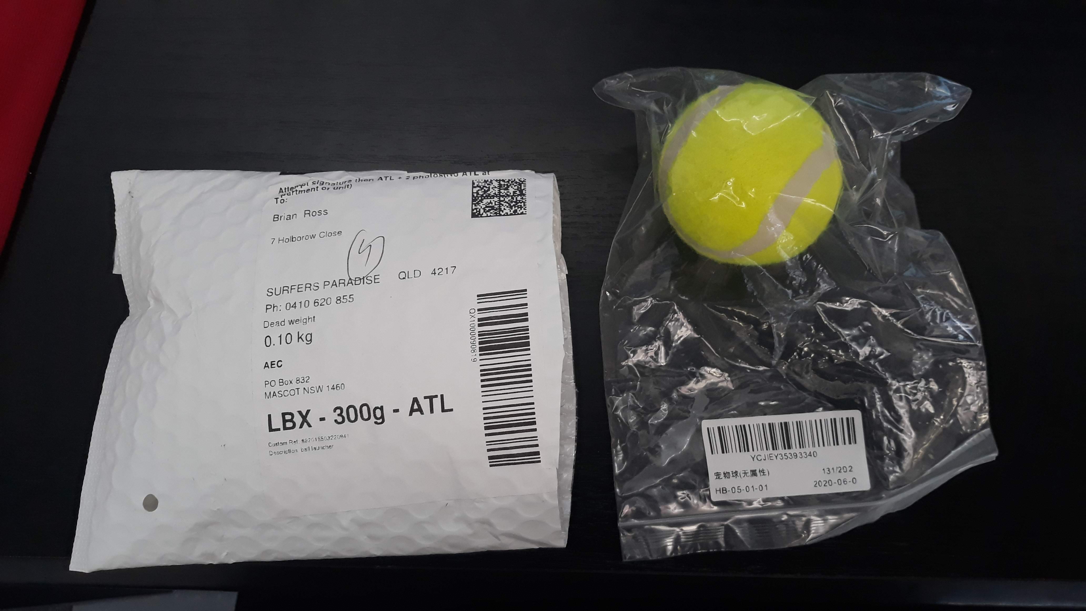 Ball posted from Australia