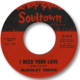 McKinley Travis Soul Town Record Criminal