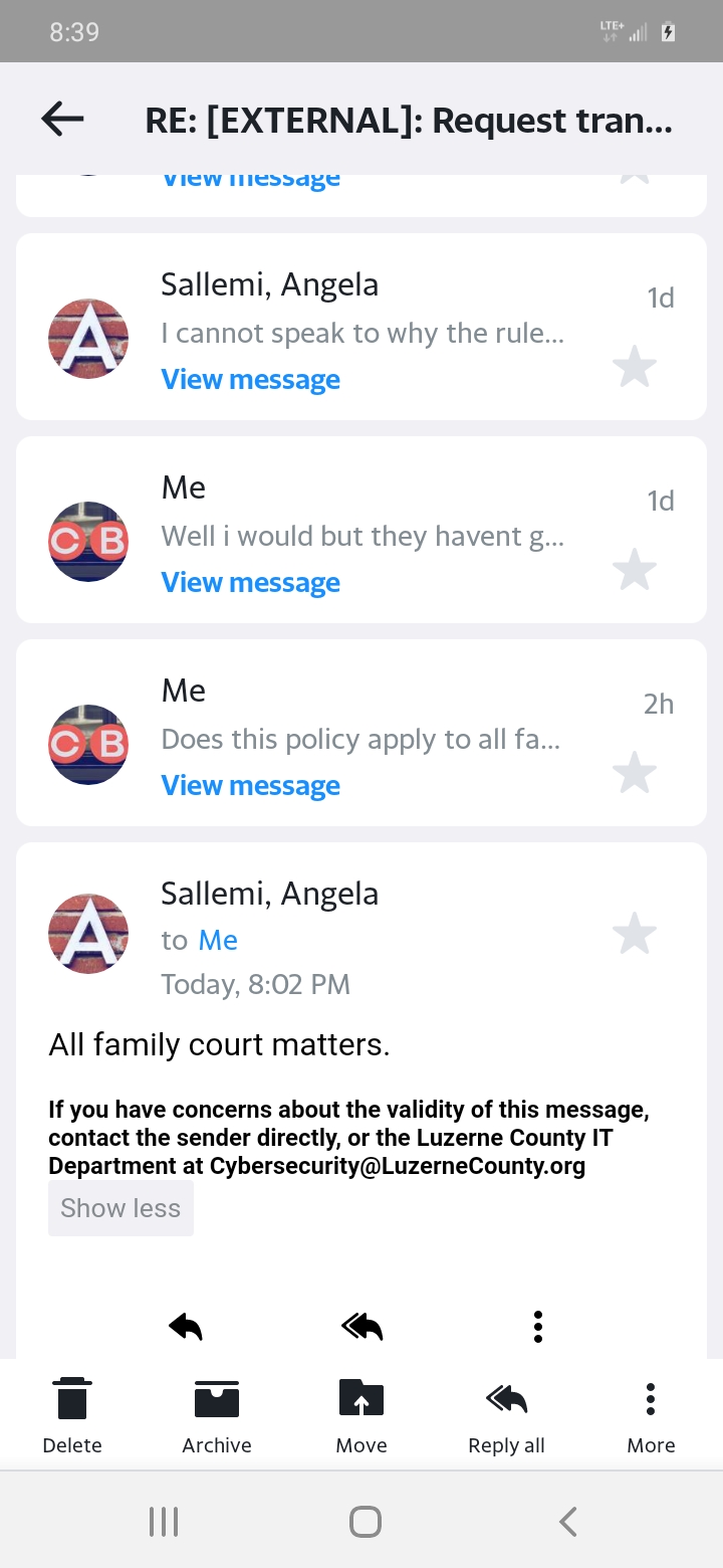 Angela Sallemi Text Message 2