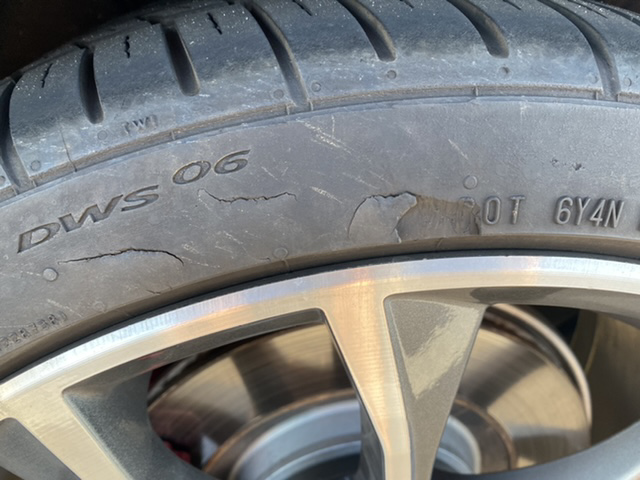 Tire Damage.