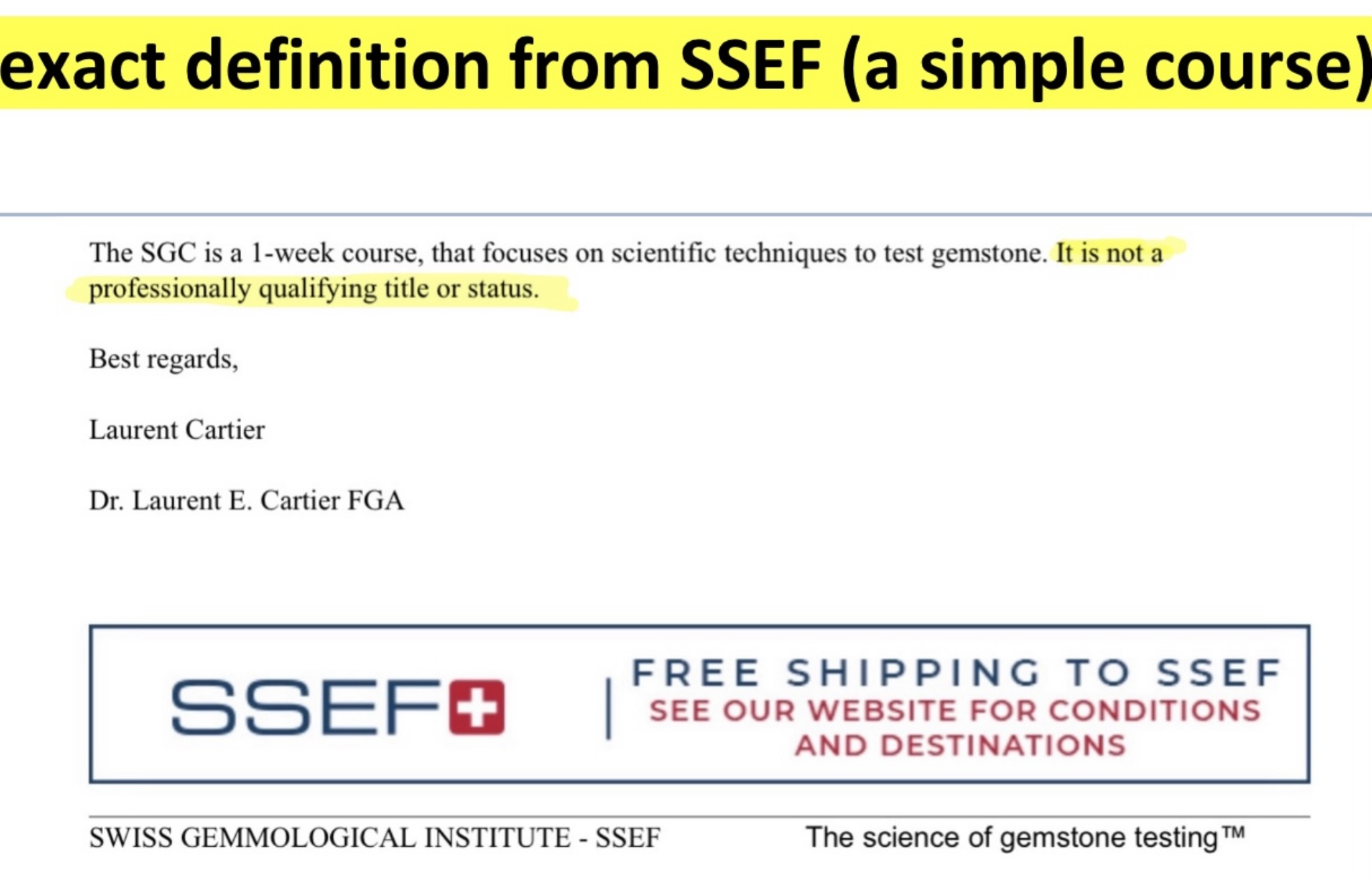 Official SSEF SGC