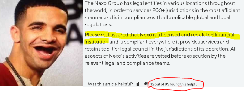 stay away from nexo