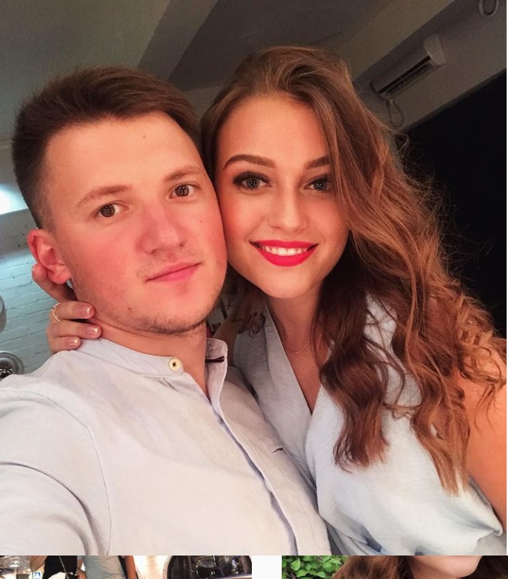 Valeriya Agupov and her husband
