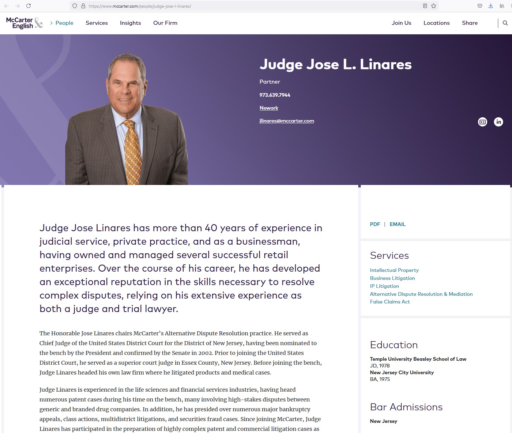 Corrupt Judge Jose Linares