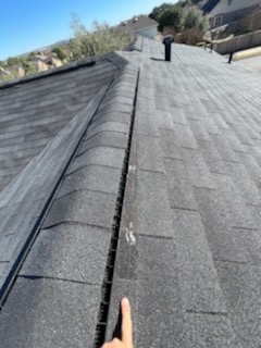 shingles not aligned or placed properly