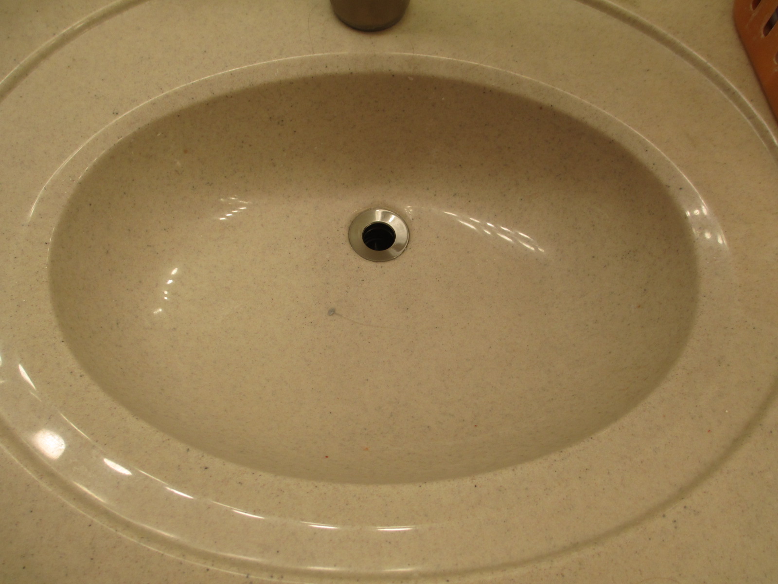 Sink with silver ring Forever used