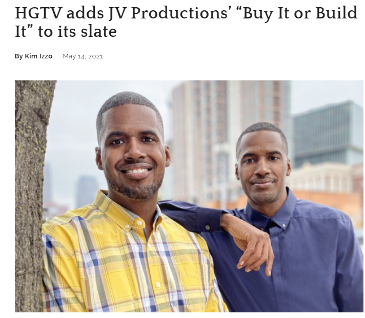 HGTV announcing the show. 