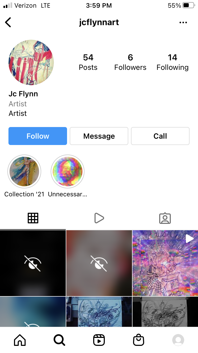 Art Instagram page