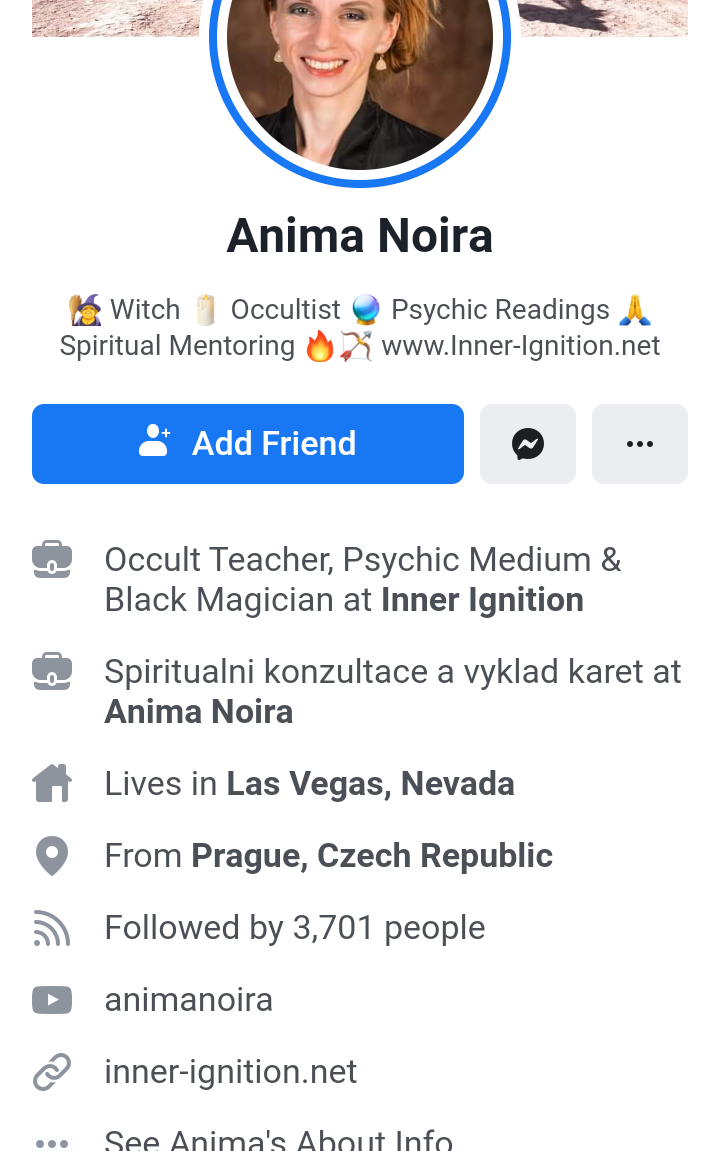 Anima Noira Second FaceBook Profile (1)