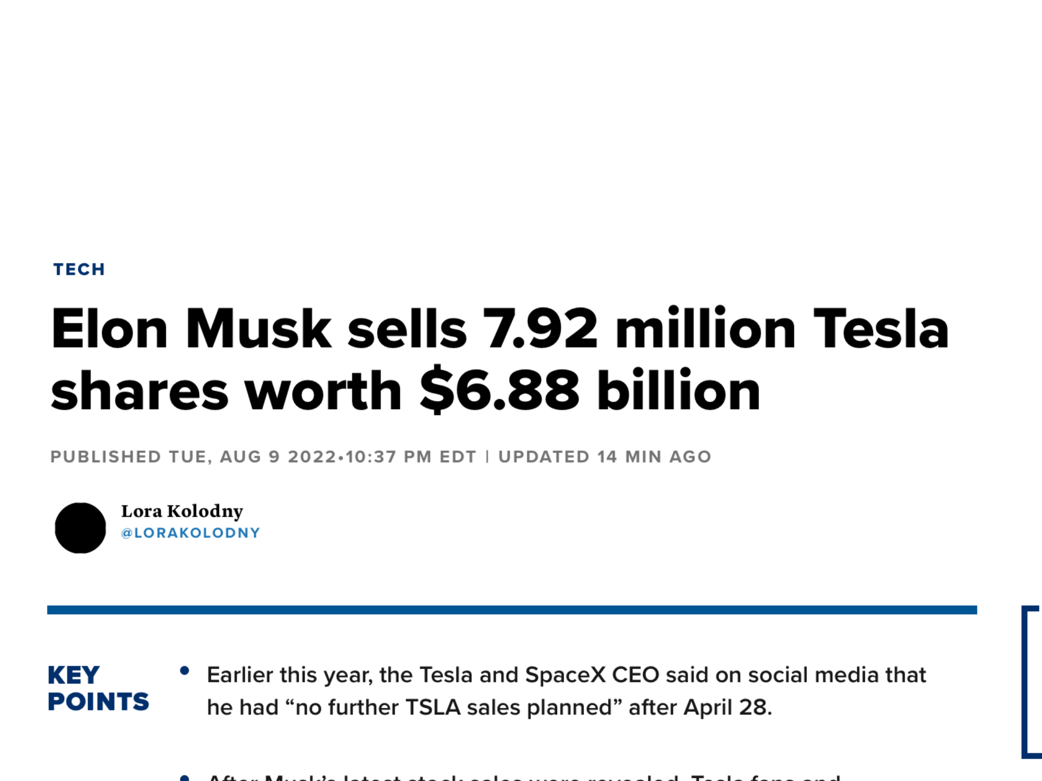 ELON SHOULD SELL IT ALL NOW B4 THE GLOBAL COLLAPSE