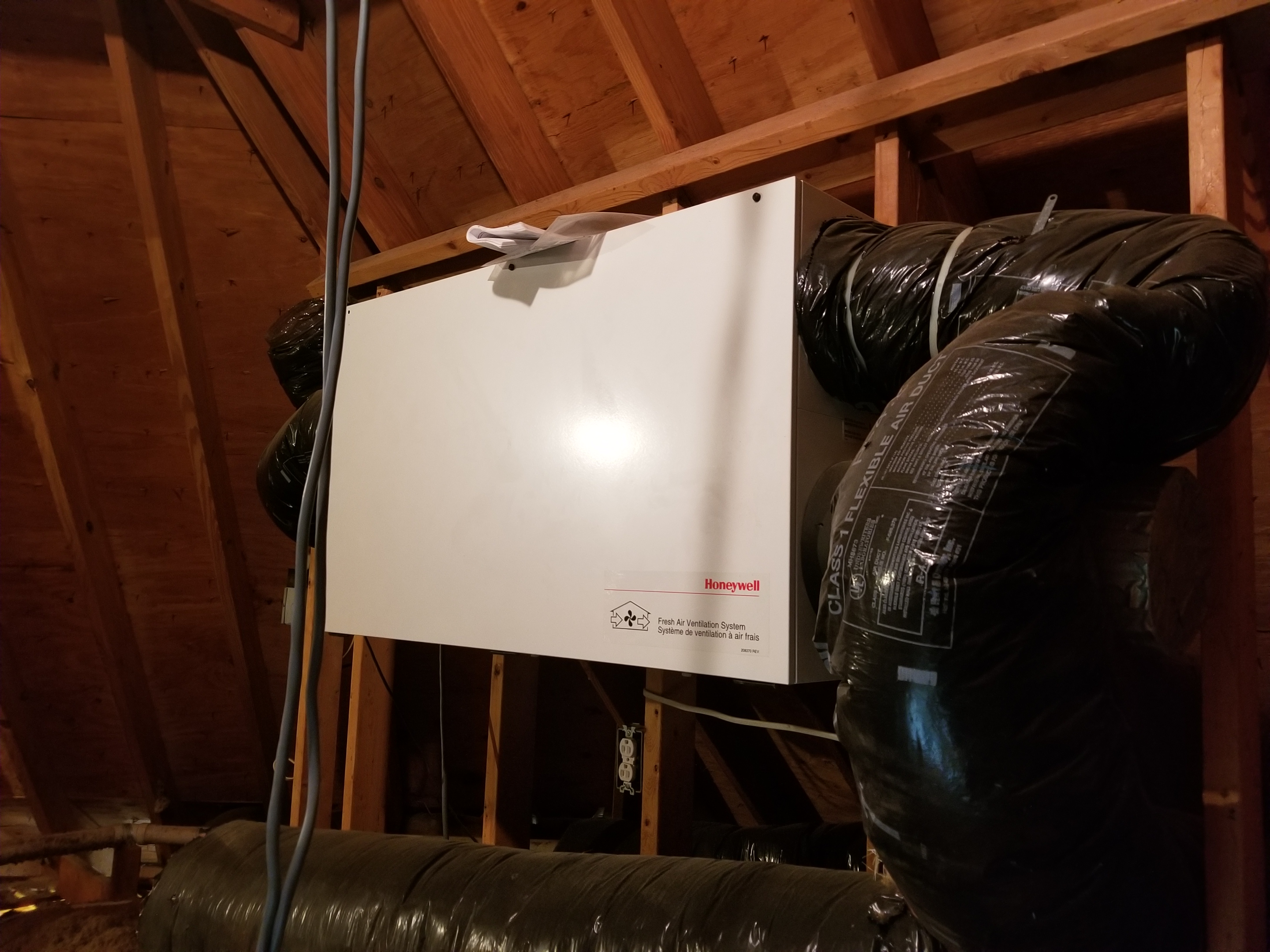 Air filtration system not connected 