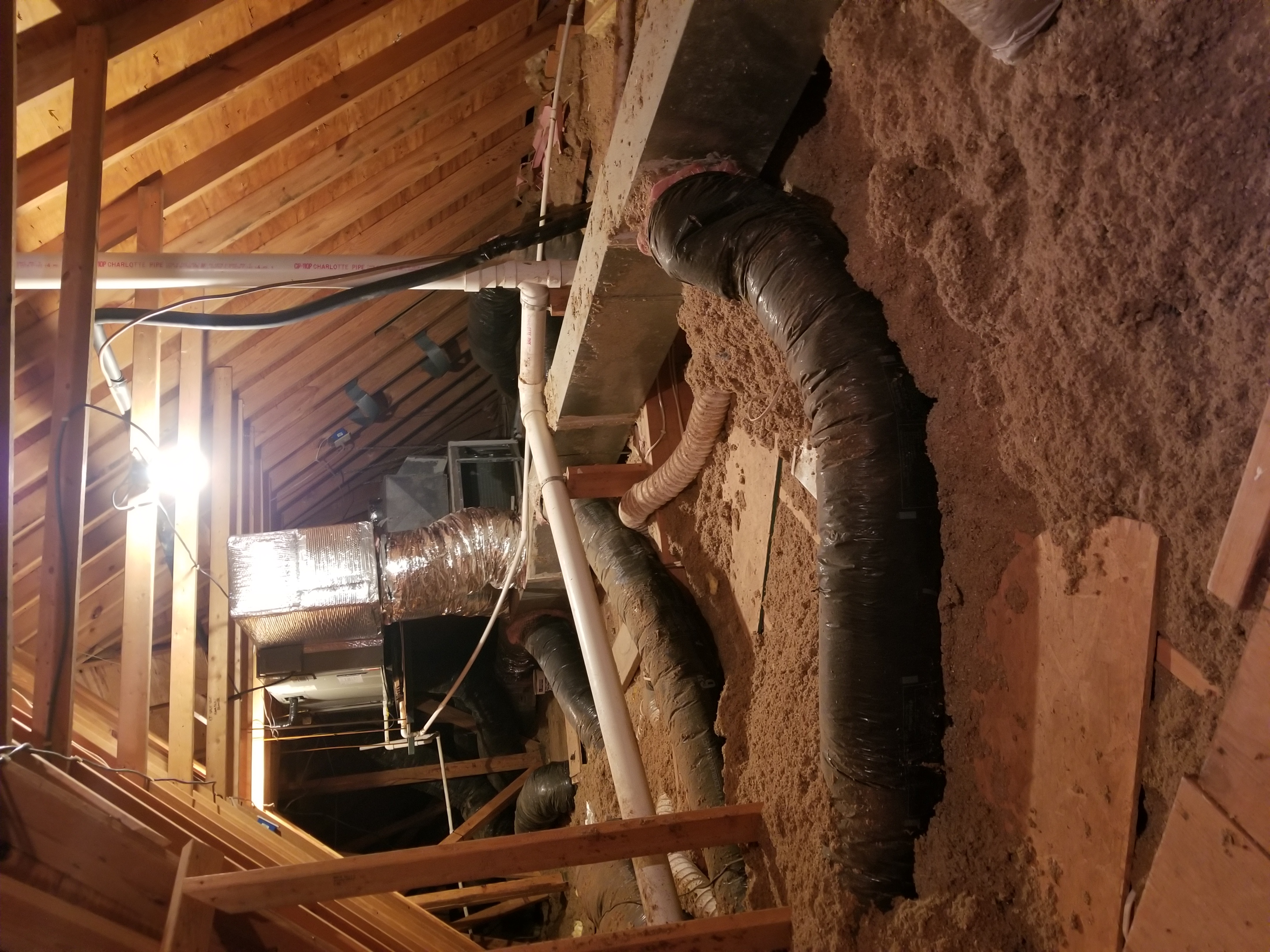 Condition of Attic never entered by inspector 