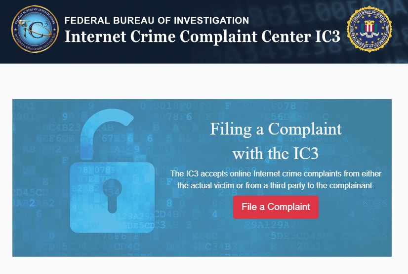 FBI internet crime complaint