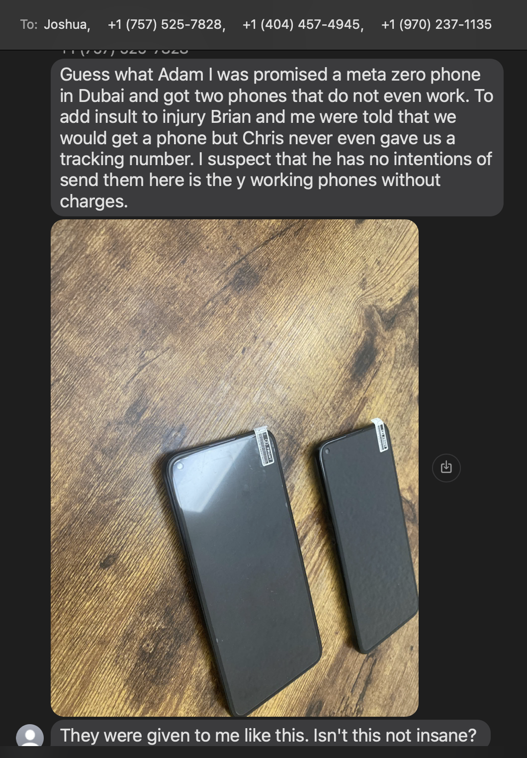 Fake Phones and Fraud 