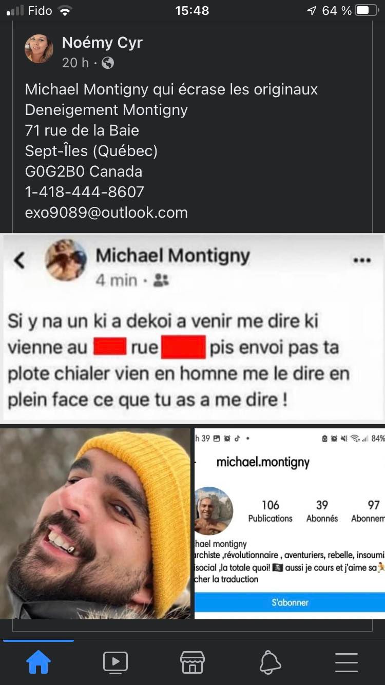 Micahel Montigny's public post and photos
