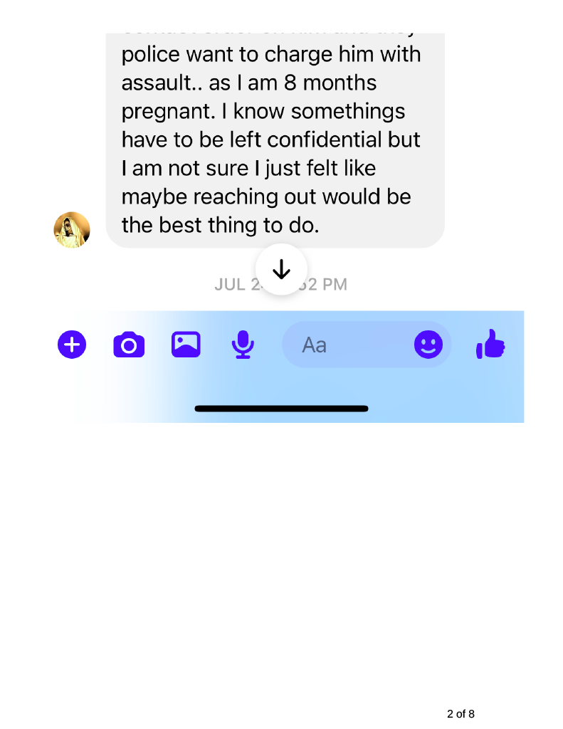 Assaults 8-month Pregnant Current Girlfriend!