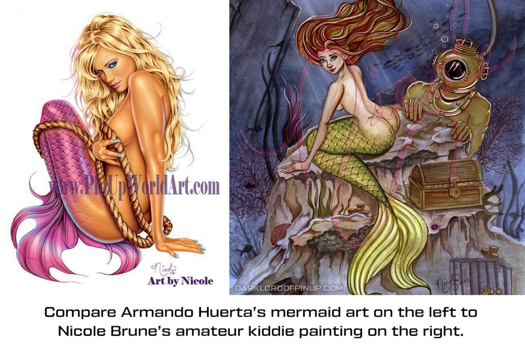 Nicole Brune Mermaid vs. Armando Huerta Mermaid