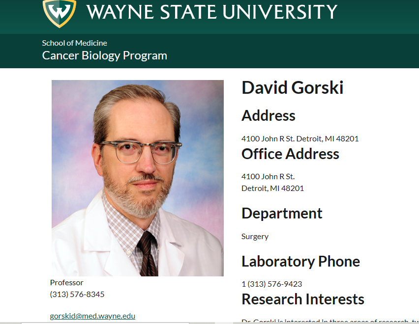 Dr David Gorski - RIPOFF!