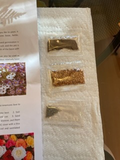 What I received, seeds, didn’t order