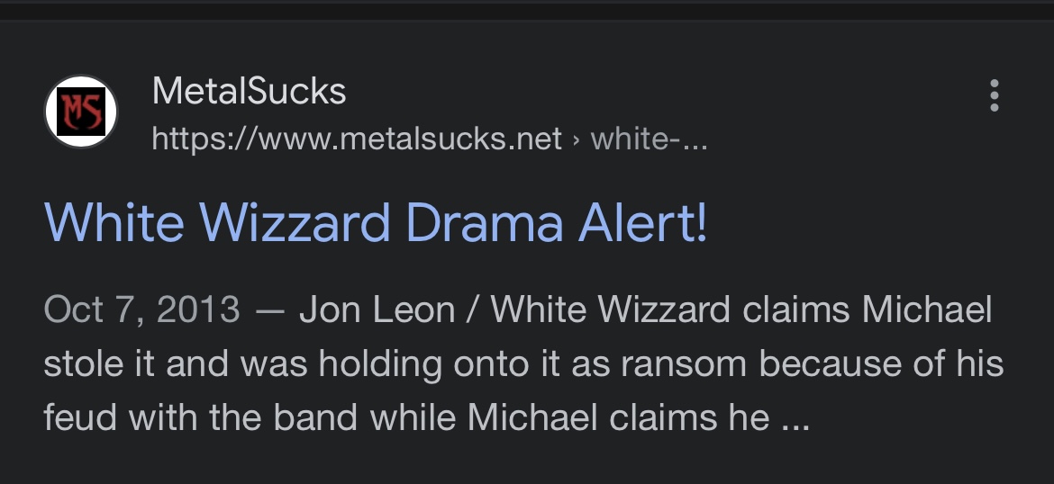 Jon Leon Pimentel Stealing From White Wizzards 