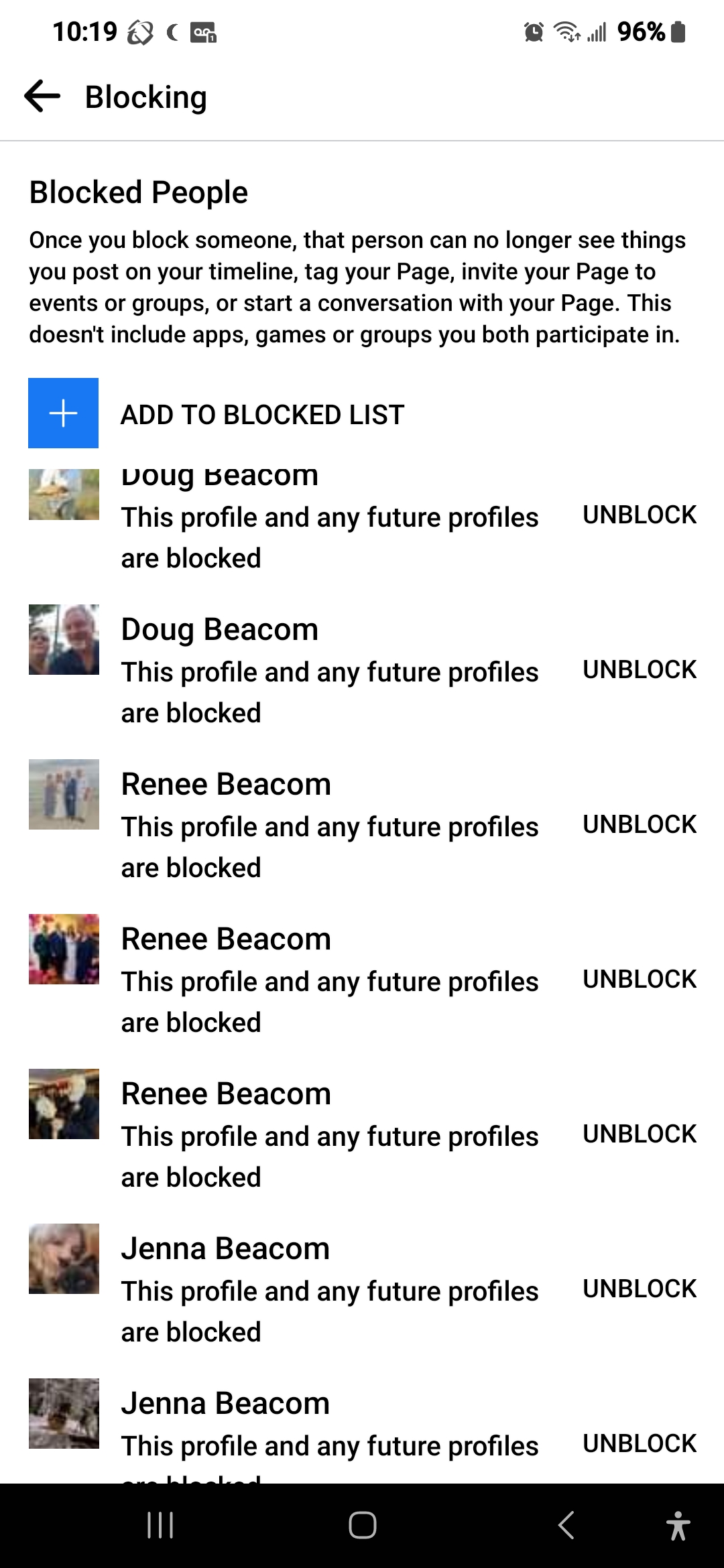 Blocking