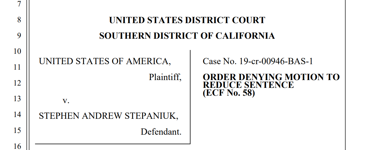 Stephen Stepaniuk case Header