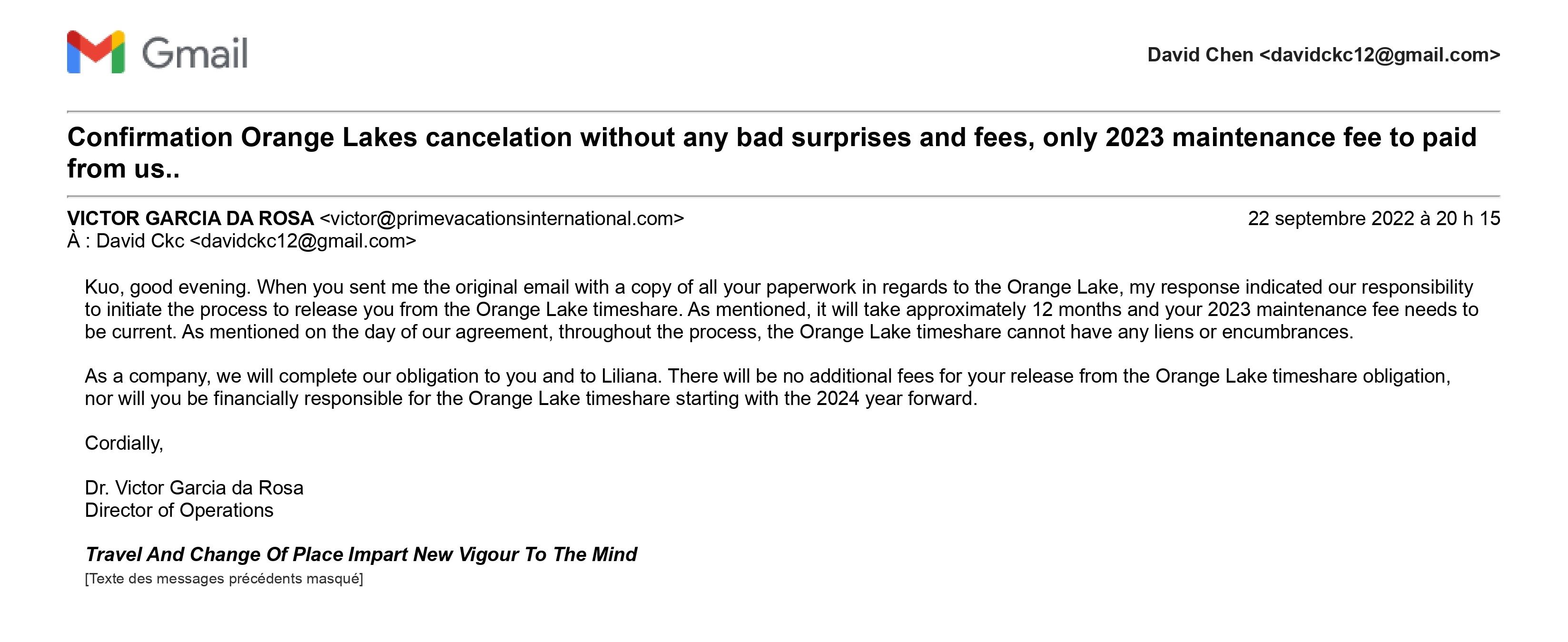 G - Promised will Release from Orange timeshare 9-