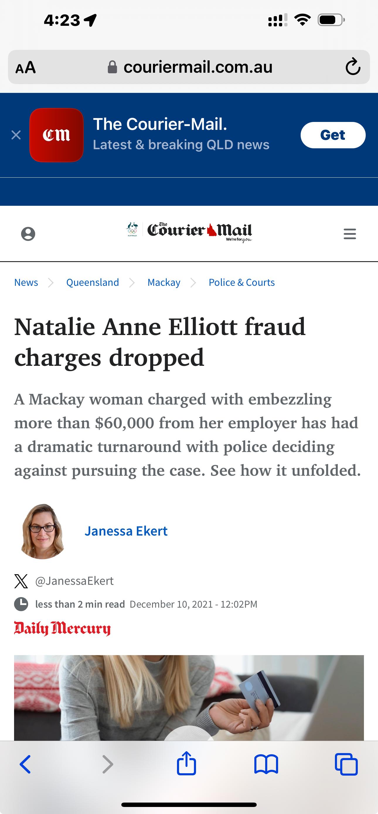 Natalie Elliot - Australian fraud case 