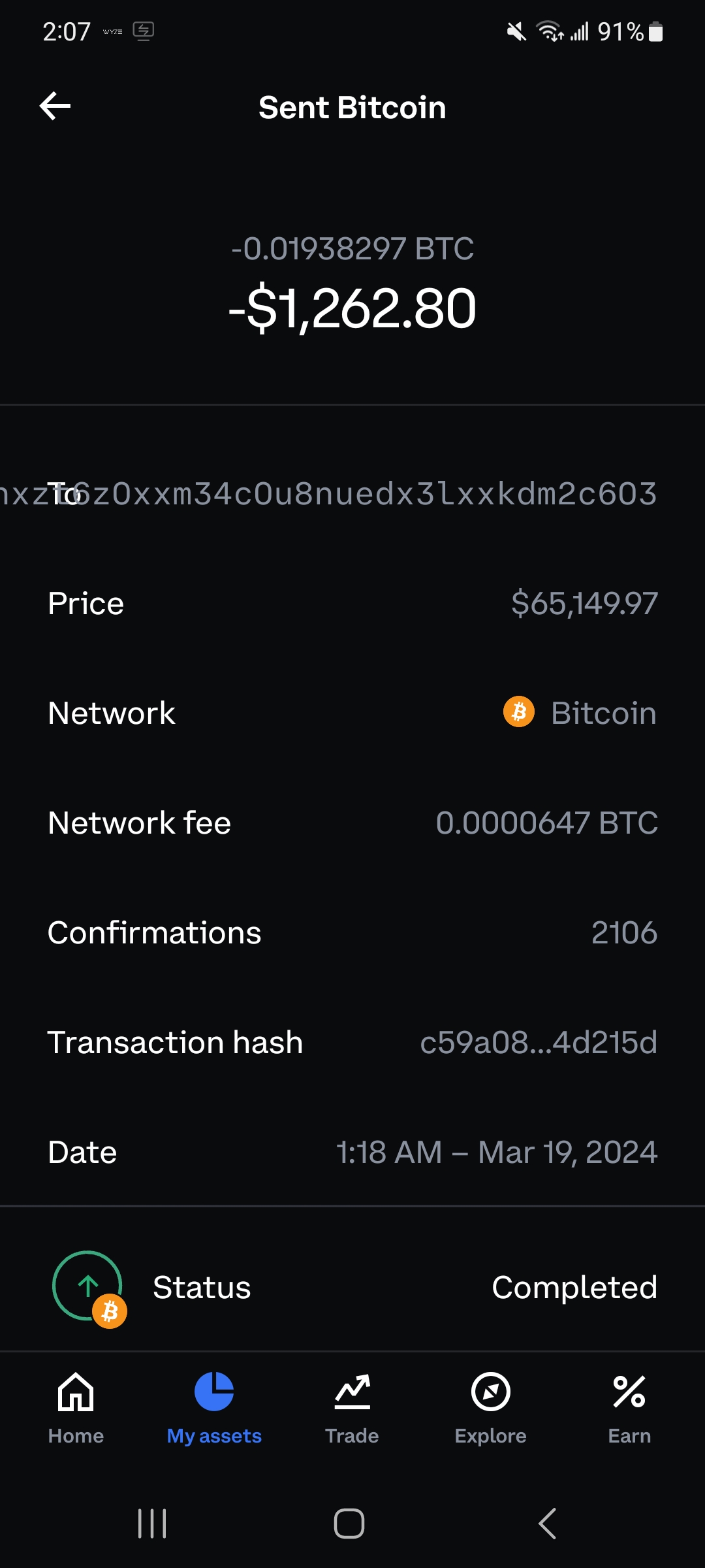 coinbase transactions