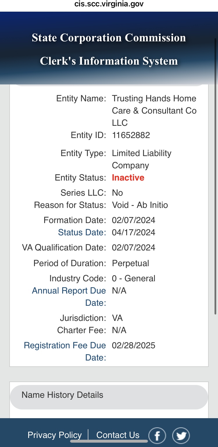 Virginia Business Registration 1