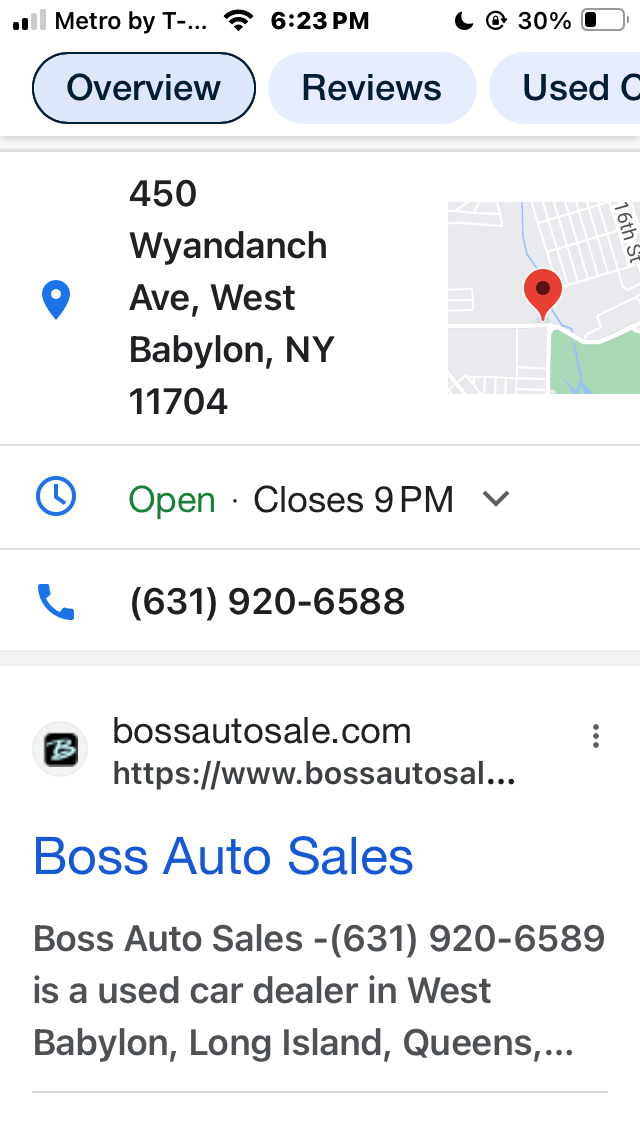 Boss Auto Wanted Alot of Money After the Car Was Fully Paid Off, Want Over $400 More A Month West Babylon, New York