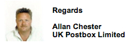 Thief Allan Chester owner of ukpostbox or ukscambox